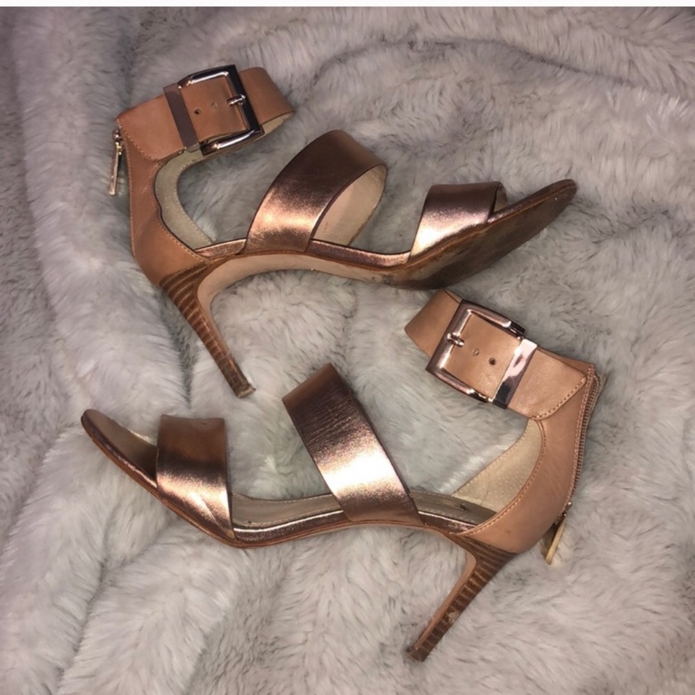 Louise et Cie rose gold heels